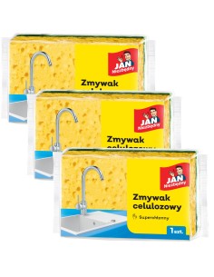 Superchłonny zmywak celulozowy uniwersalny 3szt Jan Niezbędny 5900536230429