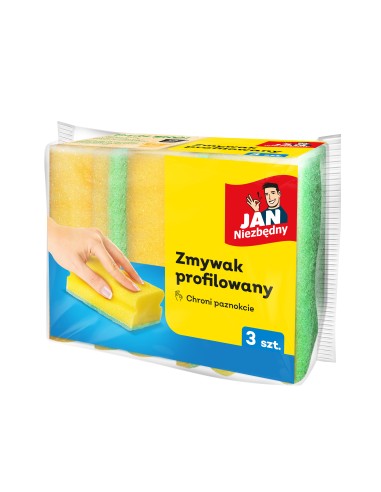 Zmywak profilowany Jan Niezbędny pakiet 3 sztuki 5900536256603