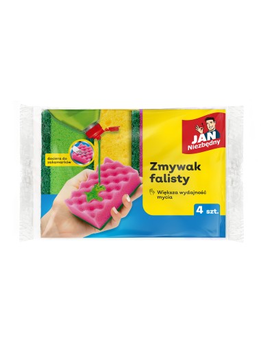 Zmywak falisty Jan Niezbędny pakiet 4 sztuki 5900536316697