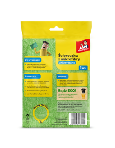 Ściereczka uniwersalna z mikrofibry frotte Jan Niezbędny 5900536284224 2