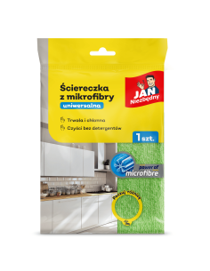 Ściereczka frotte z mikrofibry uniwersalna 3szt Jan Niezbędny 5900536284224 2