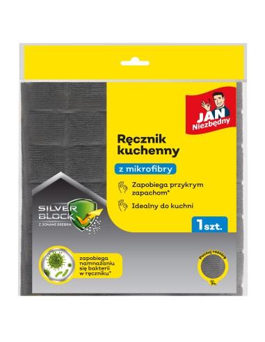 Ręcznik do kuchni z jonami srebra 5szt Jan Niezbędny Silver Block 5900536343105 3