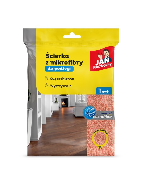 Ścierka z mikrofibry do czyszczenia podłogi 45 x 55 cm 3szt Jan Niezbędny 5900536235653 2