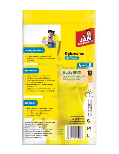 Rękawice domowe Jan Niezbędny rozmiar S 5900536222967 2