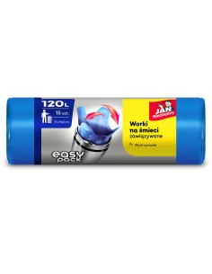 Worki na śmieci wiązane 120l 15szt Jan Niezbędny Easy-Pack 5900536232355 2