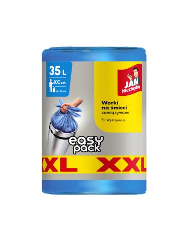 Uniwersalne worki na śmieci Jan Niezbędny Easy-pack , 35 l 100 szt. 5900536236414 2