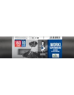 Supermocne worki na śmieci Anna Zaradna 160L 10 szt. 5903936001989 2