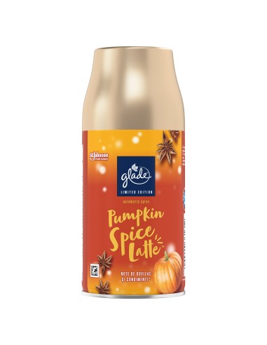 Zapas do automatycznego odświeżacza powietrza Glade Pumpkin Spice Latte 269 ml 5000204361612 2