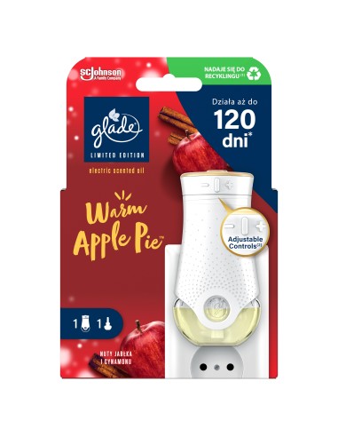 Elektryczny odświeżacz powietrza Glade z wkładem Warm Apple Pie 20 ml 5000204362244