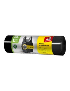 Wytrzymałe worki budowlane na gruz 60L Jan Niezbędny 10 szt. 5900536330044