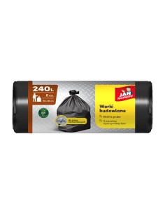Ekstra grube worki do prac remontowych 240L Jan Niezbędny 8 szt. 5900536329963 2