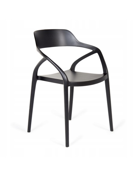 Zestaw skandynawskich krzeseł MEVEN Comodo, 4 szt. czarne 5902490787346 2