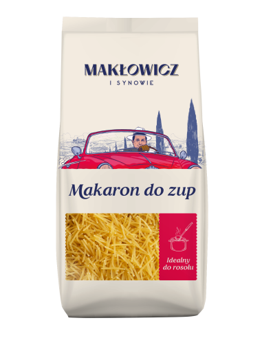 Makaron jajeczny Filini do zup Makłowicz i Synowie 400 g 5905644031050