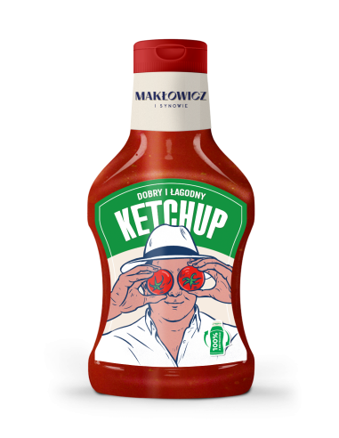 Gęsty ketchup łagodny Makłowicz i Synowie 490 g 5905644031395