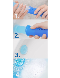 Duży zestaw żelowych krążków do WC Duck Fresh Discs z aplikatorem 5000204338980 2