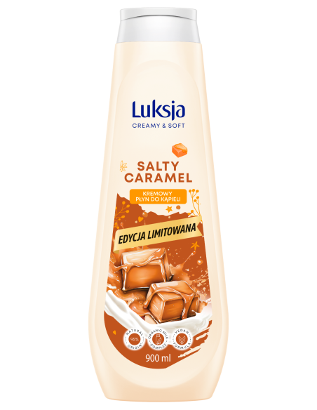 Kremowy płyn do kąpieli Luksja Salty Caramel 900 ml 5900536359380