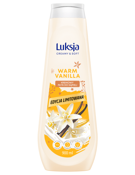 Waniliowy płyn do kąpieli dla całej rodziny Luksja 900 ml 5900536359397