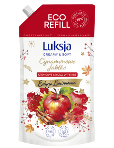 Kremowe mydło w płynie Luksja Cynamonowe Jabłko 900ml 5900536356037
