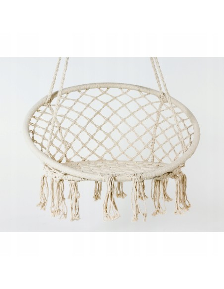 Zestaw 2x wiszący fotel ogrodowy Boho Meven 80 x 120 cm 5902490743984 5