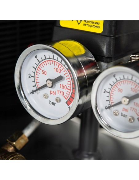 Kompresor olejowy NAC OL-L-50-1.5-IN  + Olej do sprężarek NAC LDAA-100 0,6L 5902490787759 6