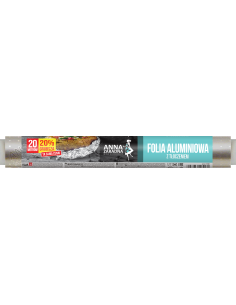 Gruba folia aluminiowa z tłoczeniem Anna Zaradna 20 m 5903936005581