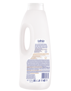 Kremowy płyn do kąpieli z mleczkiem bawełnianym i prowitaminą B5 Luksja 1500 ml 5900536356761 2