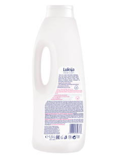 Delikatny płyn do kąpieli z różą i proteinami mleka Luksja 1500 ml 5900536356778 2