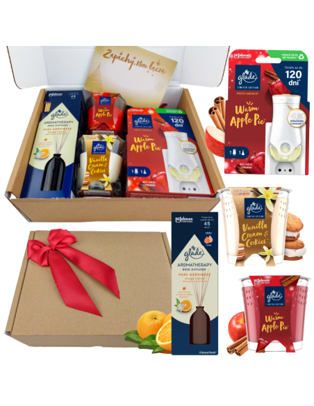 2x Świąteczny zestaw prezentowy Glade - Świece zapachowe 2x Świąteczny zestaw prezentowy Glade 5905718981564 12