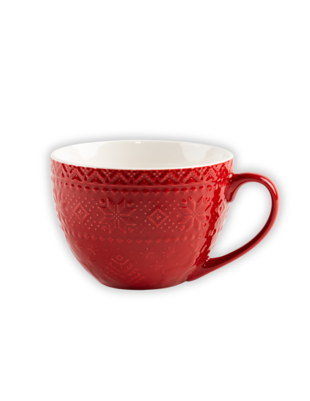 Świąteczny zestaw 4 porcelanowych kubków w opakowaniu prezentowym 530 ml 5905842527126 4