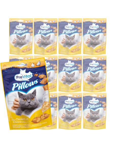 Zestaw smaczków dla kota z kurczakiem i serem Prevital 12x 60 g - Przysmaki dla kota Zestaw smaczków dla kota z kurczakiem i serem Prevital 12x 60 g 5999566111372
