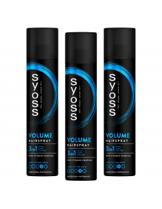 Mocny spray do włosów Syoss Volume Lift 3x300 ml 3838824405872