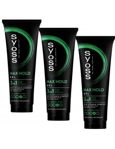 Żel mocny do stylizacji włosów Syoss 3x250ml 3838824413440