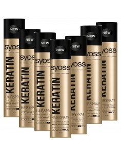 7x Ekstramocny lakier do włosów Syoss Keratin 300 ml 9000100854733 2