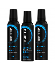 Wzmacniająca objętość pianka do włosów Syoss 3x 250ml 3838824405933