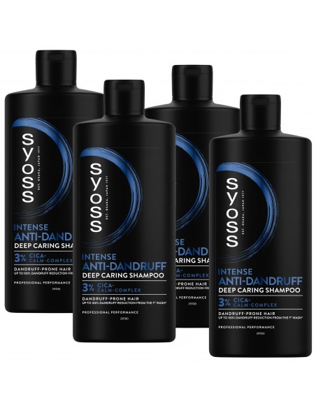 Zestaw 4 szamponów przeciwłupieżowych dla kobiet Syoss 3838824405056