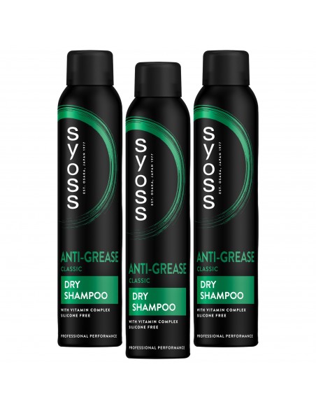 Odświeżający suchy szampon do włosów 3x200ml Syoss 3838824405957