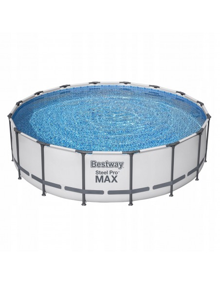 Okrągły basen ogrodowy na stelażu Bestway Steel Pro Max 488 x 122 cm - Baseny na stelażu Okrągły basen ogrodowy na stelażu Bestway Steel Pro Max 488 x 122 cm 6942138983388 7