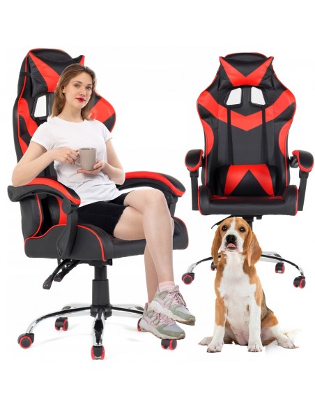 Wygodny fotel gamingowy GAMER Meven 5900607538416