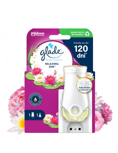 Elektryczny odświeżacz powietrza Glade Electric Scented Oil + wkład Relaxing Zen - Odświeżacze elektryczne Elektryczny odświeżacz powietrza Glade Electric Scented Oil + wkład Relaxing Zen