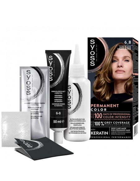 Farba do włosów ciemny blond trwała koloryzacja Syoss 9000100633383