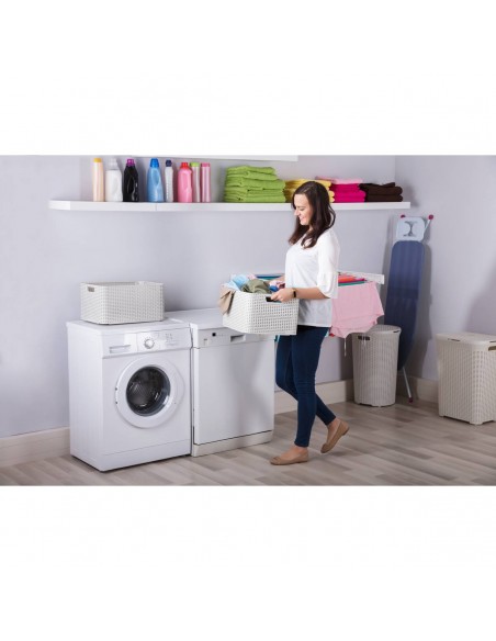 Kremowy koszyk bez pokrywy 30L Curver - Koszyki Kremowy koszyk bez pokrywy 30L Curver 3253923616026 3