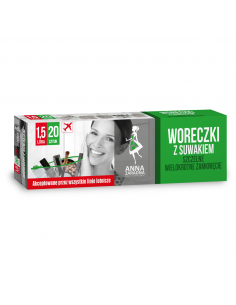 Torebki na mrożonki z suwakiem Anna Zaradna 1.5L 20 szt. 5903936035861