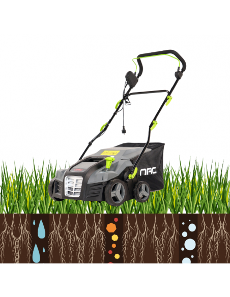 Elektryczny aerator-wertykulator NAC SCE200-40-W 2000W 40 cm 55L 5905842524064 11