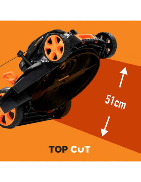 Kosiarka spalinowa z napędem z silnikiem Loncin  TC-LS51-166L-SB 51 cm 166 cm3 5905842525566 4