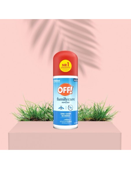 Suchy aerozol chroniący przed komarami do 4h OFF! Family Care 100ml 5000204330151 2