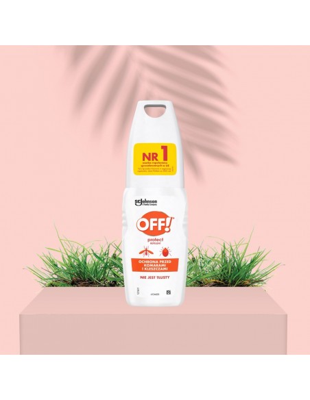Spray odstraszający komary i kleszcze OFF!® Protect atomizer 100ml - Środki na komary i kleszcze Spray odstraszający komary i kleszcze OFF!® Protect atomizer 100ml 4000290908754 2