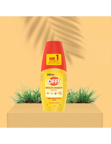 Bezpieczny spray odstraszający komary i kleszcze w atomizerze OFF! Multi Insect 100 ml 5000204152197 2