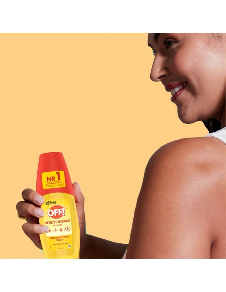 Bezpieczny spray odstraszający komary i kleszcze w atomizerze OFF! Multi Insect 100 ml 5000204152197 3