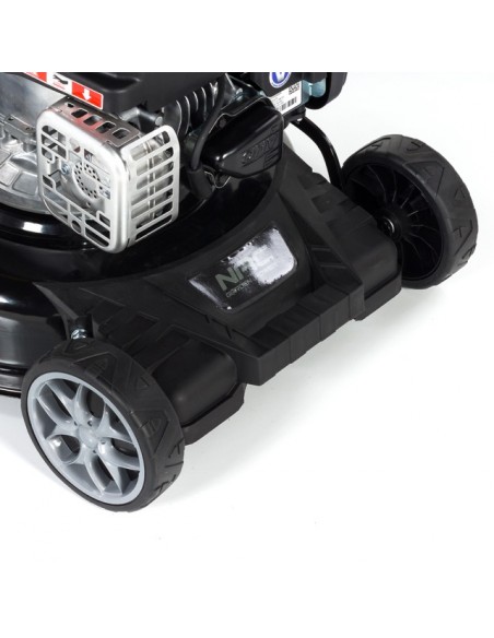 Solidna kosiarka spalinowa NAC LS42-300BS-JR z napędem i koszem i szerokością koszenia 42 cm 5902490743779 2