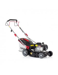 Solidna kosiarka spalinowa NAC LS42-300BS-JR z napędem i koszem i szerokością koszenia 42 cm 5902490743779